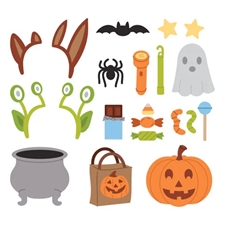 Spellbinders Dies - Classic Mouse Trick-or-Treat Accessories